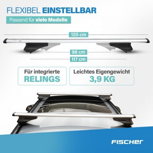 Fischer CrossLine 1.2 m open railing beams