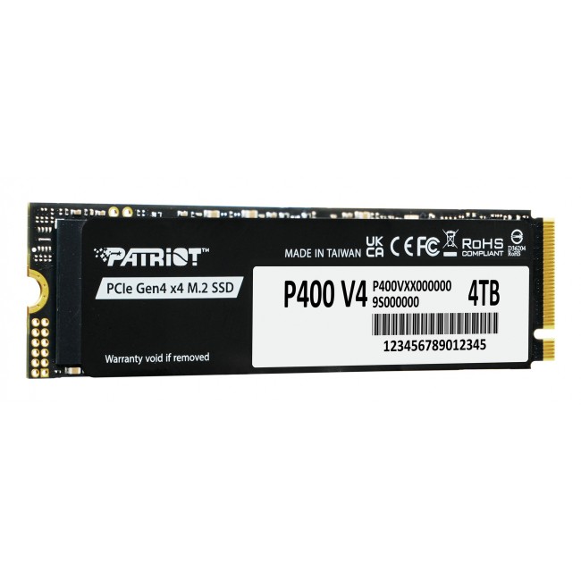 Patriot Memory P400 V4 4 TB M.2 PCI Express 4.0 NVMe
