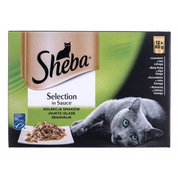 Sheba Selection in Sauce Mix of Tastes 12 x 85 g