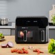 Zelmer ZAF9000 Air Fryer 5.5 l + 3.5 l 2700 W black Zelmer ZAF9000 Air Fryer 5.5 l + 3.5 l 2700 W black