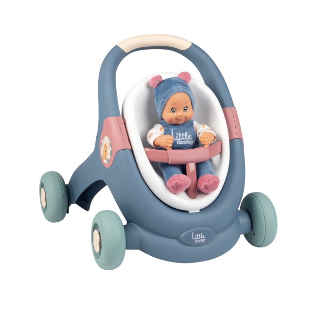 3-in-1 walker with Little SMOBY doll 3-in-1 walker with Little SMOBY doll