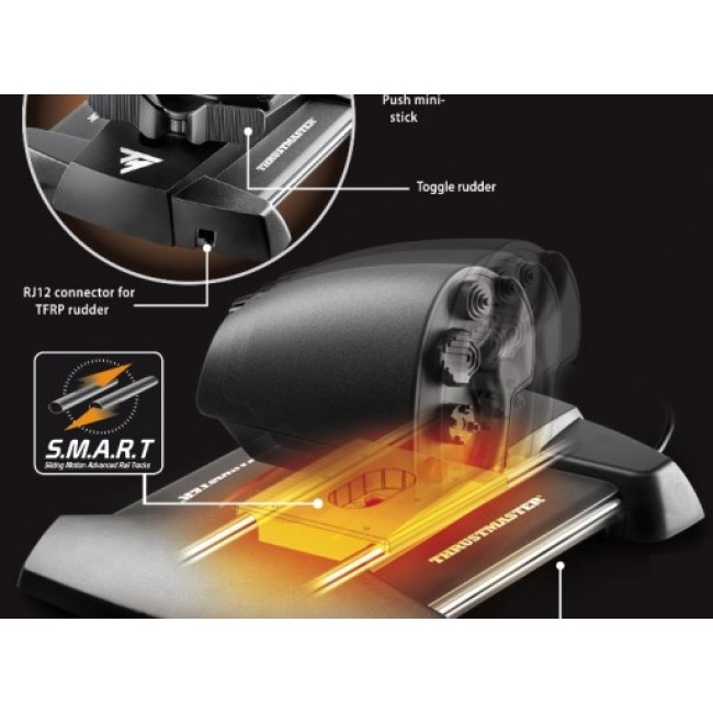 Thrustmaster T-16000M FCS Hotas Black, Orange USB Joystick Analogue / Digital MAC, PC Thrustmaster T-16000M FCS Hotas Black, Orange USB Joystick Analogue / Digital MAC, PC