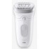 Braun Silk- pil 7 7-081 epilator 40 tweezers White