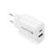 Charger 1 x USB Quick Charge 3.0, 1 x USB-C PD PPS 25W white