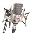 Neumann TLM 102 NI Studio-Set - large-diaphragm condenser microphone with shock mount, nickel