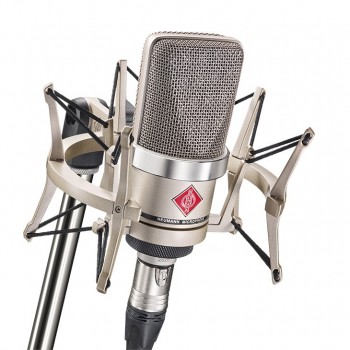 Neumann TLM 102 NI Studio-Set - large-diaphragm condenser microphone with shock mount, nickel