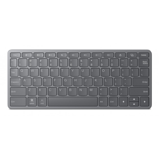 Lenovo Multi-Device Wireless Keyboard German USB Type-C Grey