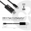 CLUB3D USB Type C Cable to DP 1.4 8K60Hz M/M 1.8m/5.9ft CLUB3D USB Type C Cable to DP 1.4 8K60Hz M/M 1.8m/5.9ft