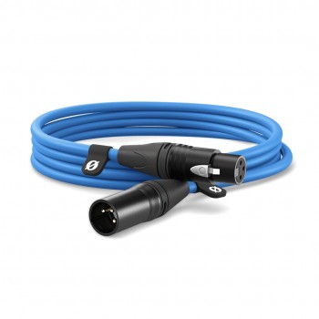 R DE XLR3M-B audio cable 3 m XLR Blue
