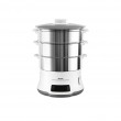 Tefal Convenient Series Deluxe VC502D steam cooker 3 basket(s) Countertop 900 W Stainless steel, White