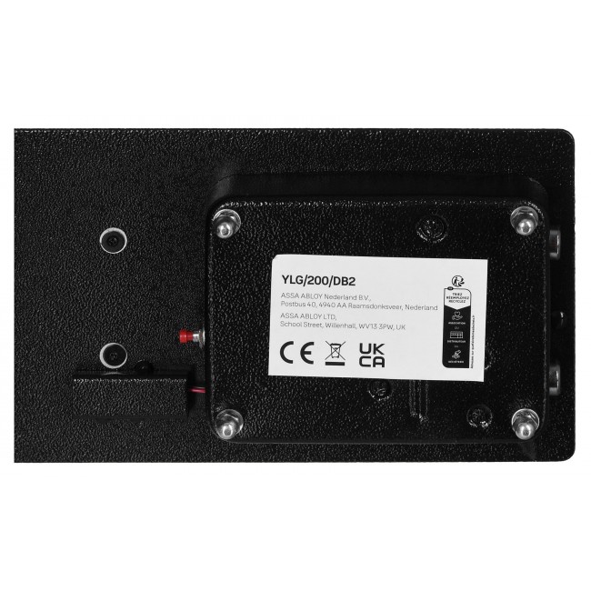 Yale YLG/200/DB2 Free Standing Safe 24 l Steel Black Yale YLG/200/DB2 Free Standing Safe 24 l Steel Black
