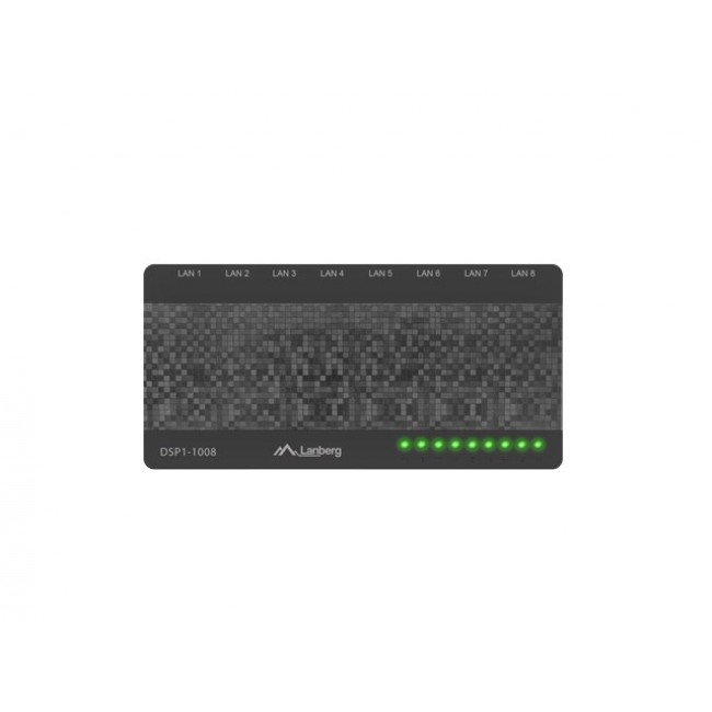 LANBERG SWITCH DSP1-1008 (8-PORT, 1GB/S) LANBERG SWITCH DSP1-1008 (8-PORT, 1GB/S)