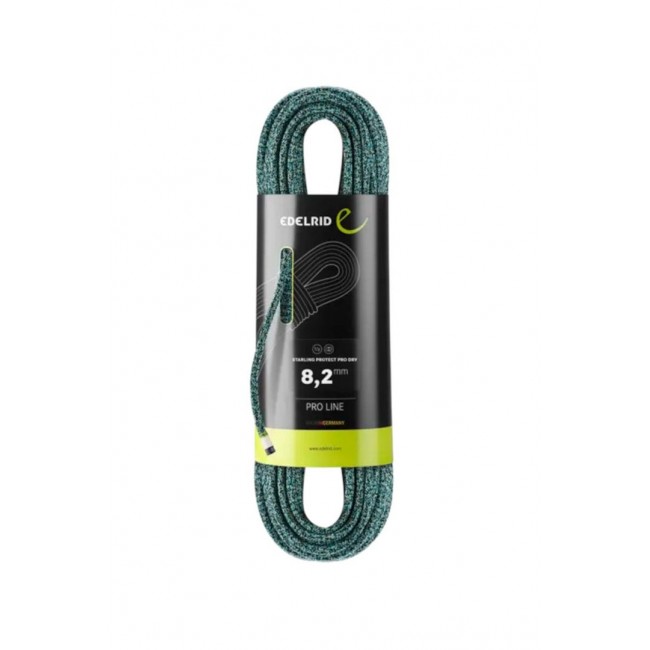 Edelrid Starling Protect Pro Dry rope 8.2mm 60m - icemint-night Edelrid Starling Protect Pro Dry rope 8.2mm 60m - icemint-night