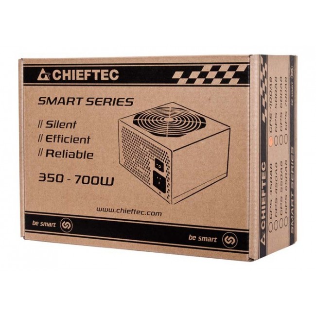 Chieftec Smart GPS-500A8 power supply unit 500 W 20+4 pin ATX ATX Black