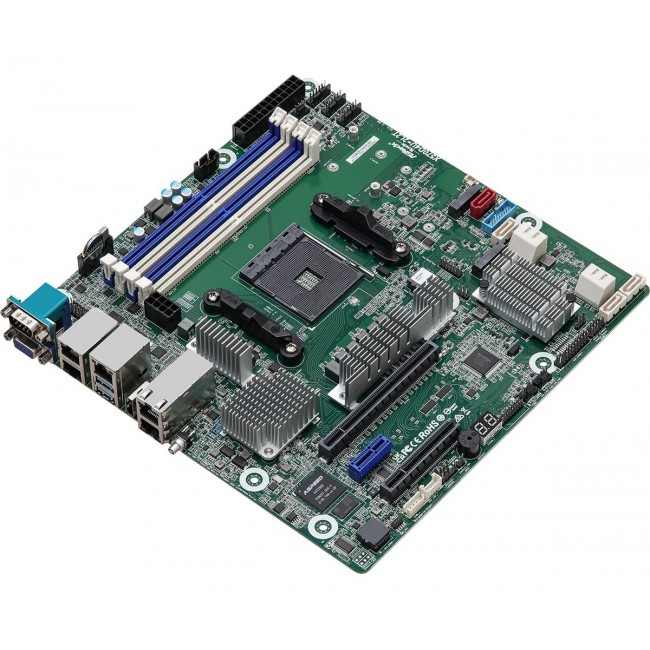 Asrock X570D4U-2L2T/BCM motherboard AMD X570 Socket AM4 micro ATX
