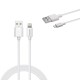 Savio Cl-193 USB cable USB 2.0 2 m USB A USB C/Lightning White