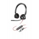 HP Poly Blackwire 3320 Stereo Microsoft Teams Certified USB-C Headset +USB-C/A Adapter HP Poly Blackwire 3320 Stereo Microsoft Teams Certified USB-C Headset +USB-C/A Adapter