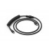 Glorious Coiled Cable Phantom Black, USB-C to USB-A, 1.37m - black