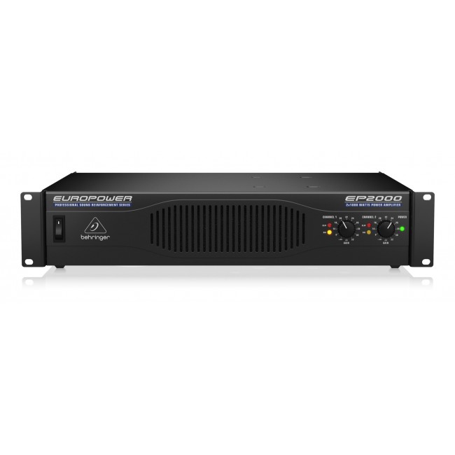 Behringer EP2000 audio amplifier Performance/stage Black