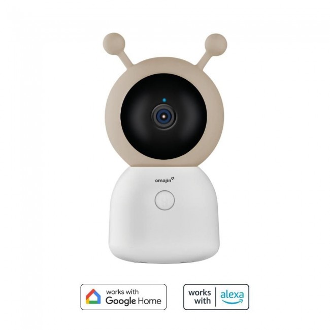 omajin by Netatmo OBC-01-EU video baby monitor Wi-Fi/Ethernet Beige, Black, White