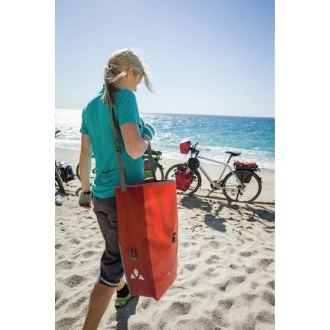 VAUDE Aqua Back Saddle Bicycle bag 48 L Fabric, Polyurethane Black