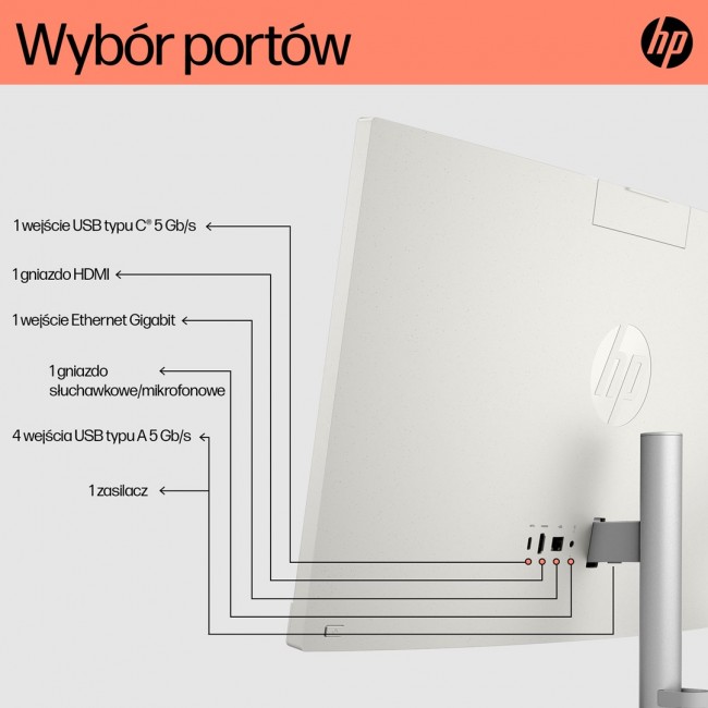HP 24-cr0334nw AMD Ryzen 7 7730U 60.5 cm (23.8
