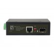 LevelOne RJ45 to SFP Gigabit Industrial Media Converter, 1 PoE Output LevelOne RJ45 to SFP Gigabit Industrial Media Converter, 1 PoE Output