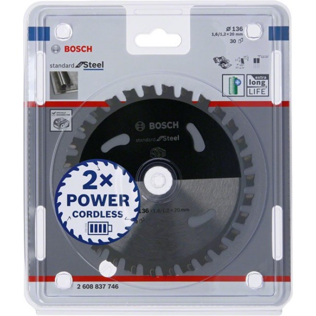 Bosch 2 608 837 746 circular saw blade 13.6 cm 1 pc(s) Bosch 2 608 837 746 circular saw blade 13.6 cm 1 pc(s)