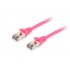 Equip Cat.6A S/FTP Patch Cable, Pink, 30m