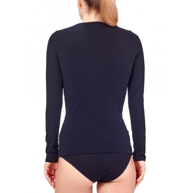 Icebreaker 103194001 XS shirt/top T-shirt Scoop neckline Long sleeve Lycra, Merino wool, Nylon