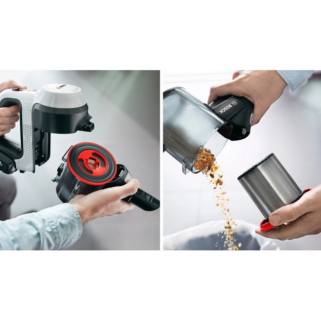 Bosch BCS711XXL stick vacuum/electric broom Battery Dry Bagless 0.3 L White 3 Ah