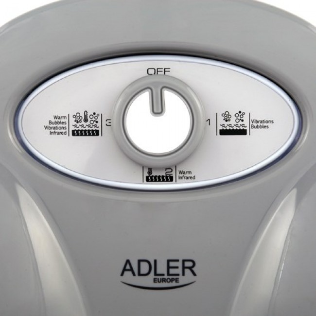 Adler AD 2167 massager Legs Grey, White Adler AD 2167 massager Legs Grey, White
