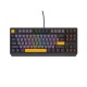 GENESIS Thor 230 TKL keyboard Gaming USB + RF Wireless + Bluetooth QWERTY Black, Grey, Orange