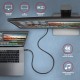 AXAGON BUCM32-CM20AB USB-C 3.2 Gen 2 to USB-C 3.2 Gen 2 Cable, black - 2m