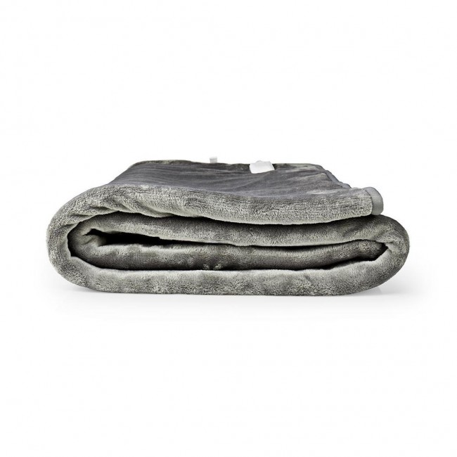 Nedis PEBL130CWT2 electric blanket 120 W Grey, White Fleece, Polyester Nedis PEBL130CWT2 electric blanket 120 W Grey, White Fleece, Polyester