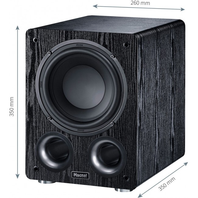 Magnat Alpha RS8 Active subwoofer 80 W Black Magnat Alpha RS8 Active subwoofer 80 W Black