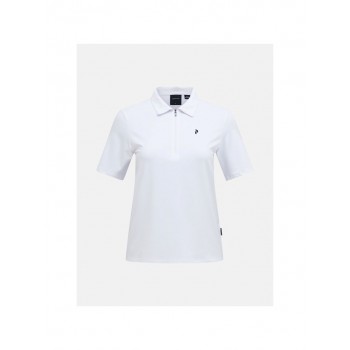 T-shirt PEAK PERFORMANCE W Comfort Zip Polo white