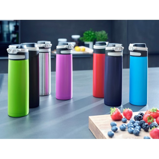 Leifheit 03275 travel mug 600 ml Black, Blue Stainless steel