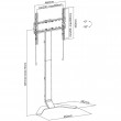 Techly ICA-TR47 TV cabinet/entertainment center Techly ICA-TR47 TV cabinet/entertainment center