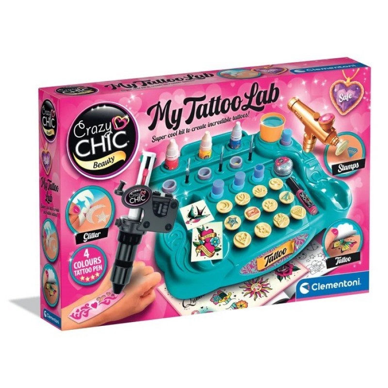 Clementoni Set Crazy Chic Tattoo Studio