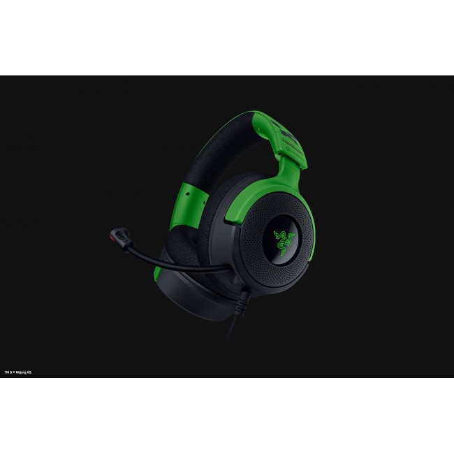 Razer Kraken V4 X Headset Wired Head-band Gaming USB Type-C / USB Type-A Black, Green