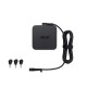 ASUS U65W-01 Universal Mini Mulit-tips Adaptor power adapter/inverter Indoor/outdoor 65 W Black ASUS U65W-01 Universal Mini Mulit-tips Adaptor power adapter/inverter Indoor/outdoor 65 W Black