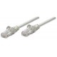 Intellinet Network Patch Cable, Cat5e, 2m, Grey, CCA, U/UTP, PVC, RJ45, Gold Plated Contacts, Snagless, Booted, Lifetime Warranty