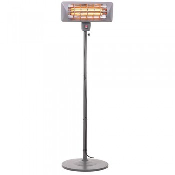 Camry | Standing Heater | CR 7737 | Patio heater | 2000 W | Number of power levels 2 | Suitable for rooms up to 14 m2 | Grey | IP24