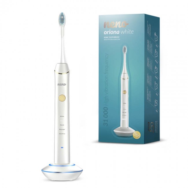 NENO ORIONA WHITE sonic toothbrush for adults NENO ORIONA WHITE sonic toothbrush for adults