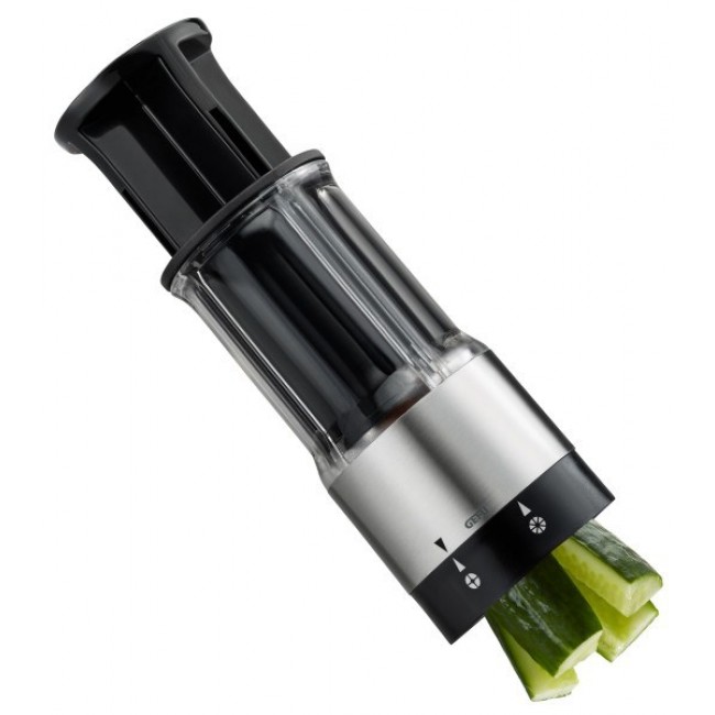 GEFU FLEXICUT shaped food cutter Black, Grey, Transparent Plastic, Stainless steel