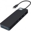 HYPER HD4102BKGL interface hub USB 3.2 Gen 1 (3.1 Gen 1) Type-C 5000 Mbit/s Black