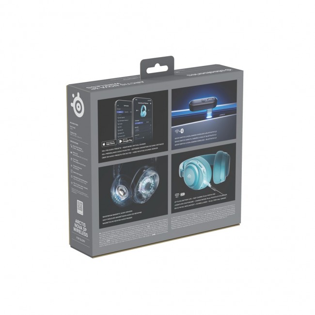 Steelseries Arctis Nova 3P Wireless PS Aqua
