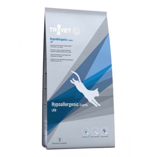 TROVET Hypoallergenic LRD with lamb - dry cat food - 3 kg