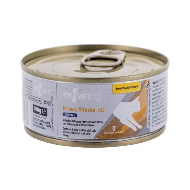 TROVET ASD Urinary Struvite with chicken - wet cat food - 100 g TROVET ASD Urinary Struvite with chicken - wet cat food - 100 g